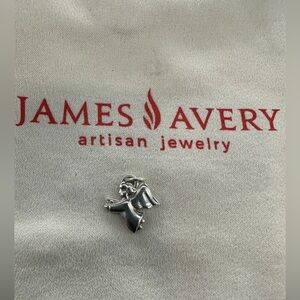 James Avery Retired Silver Flying Angel Charm